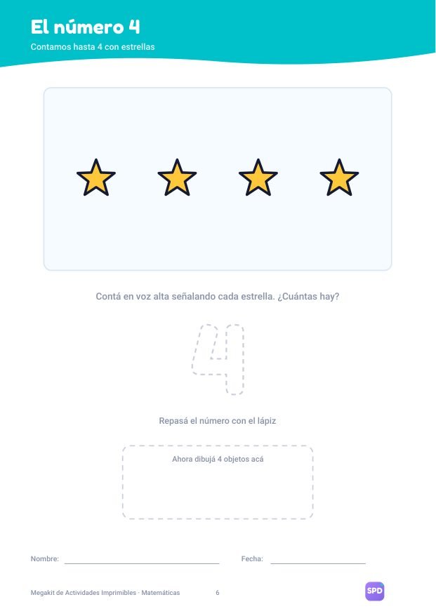 Contar del 1 al 10 con objetos